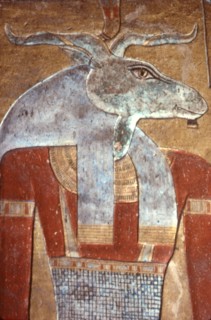 Tombe de Sethnakht et de Taousert, le dieu Khnoum