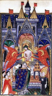 Manuscrit des Heures de Rohan-Montauban : la Messe de saint-Grégoire