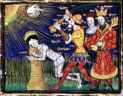 Manuscrit des Heures de Rohan-Montauban : La Flagellation du Christ