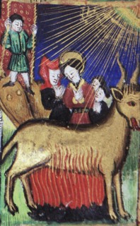 Manuscrit des Heures de Rohan-Montauban : Scène cynégétique