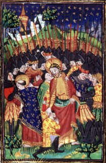 Manuscrit des Heures de Rohan-Montauban : L'arrestation du Christ
