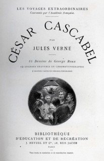 Jules Verne, "César Cascabel", page de garde