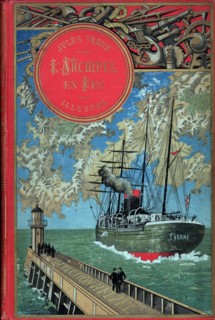 Jules Verne, "L'Archipel en feu", couverture