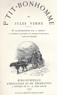 Jules Verne, "P'tit Bonhomme", page de garde