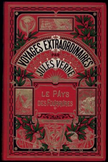 Jules Verne, "Le Pays des fourrures", couverture
