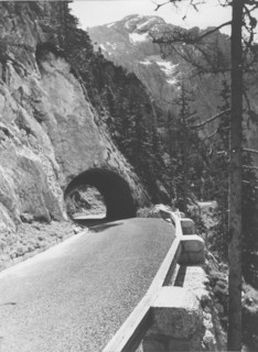 Le Nid d'Aigle (Berghof), résidence d'Adolf Hitler à Berchtesgaden : route d'accès.
