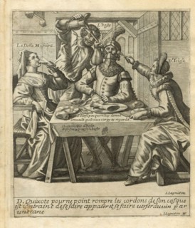 The Adventures of Don Quichotte and Sancho Pansa. Illustration