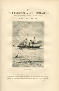 Paul Verne 
De Rotterdam à Copenhague à bord du Yacht à vapeur "Saint Michel"
