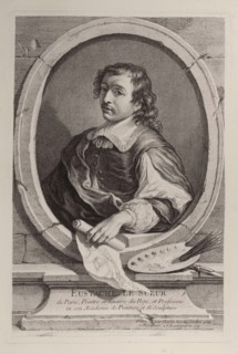 Cochin le jeune, Eustache Le Sueur