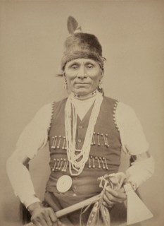 Portrait of 'Red Indian' Chief Standing Bear