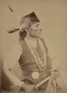 Portrait of 'Red Indian' Chief Standing Bear