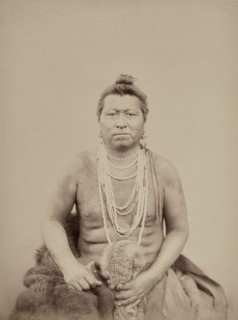 Portrait of 'Red Indian' Bright Eye