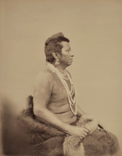 Portrait of 'Red Indian' Bright Eye