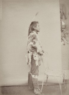 Portrait of 'Red Indian' Traveller