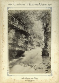 Surroundings of the French city of Aix-les-Bains: the Gorges du Sierroz