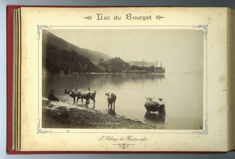 Hautecombe Abbey overlooking Lake Bourget