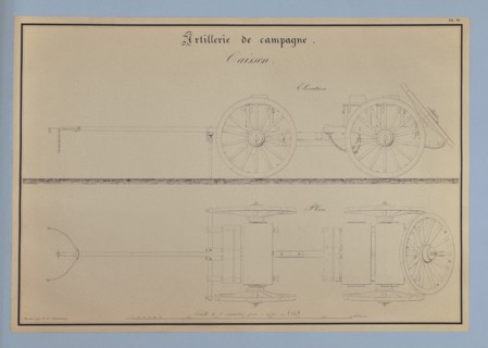 Traité d'artillerie : Caisson (support de canon)