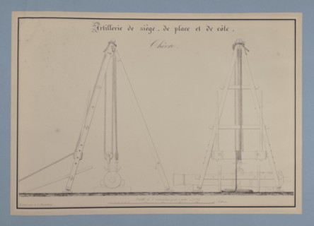 Traité d'artillerie : Chèvre d'artillerie