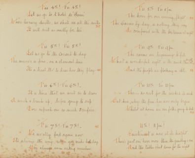 Travel diaries of an English family in Monte Carlo in 1912