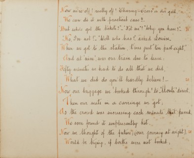 Travel diaries of an English family in Monte Carlo in 1912