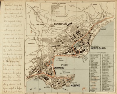 Travel diaries of an English family in Monte Carlo in 1912