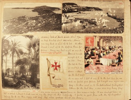 Travel diaries of an English family in Monte Carlo in 1912