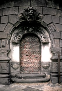 Ruines post-guerre à Dresde, 1982