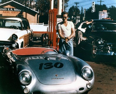 James Dean et sa Porsche Spyder