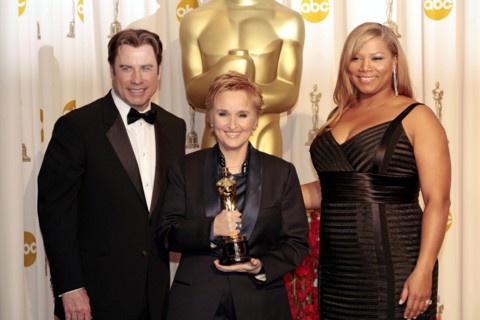 John Travolta, Melissa Etheridge et Queen Latifah, 25 février 2007
