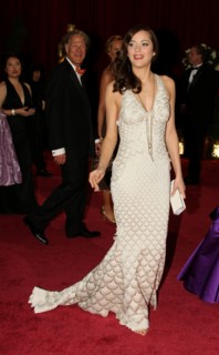 Marion Cotillard aux Oscars, 24 février 2008