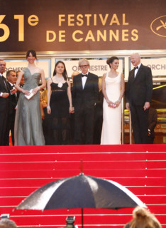 Rebecca Hall, Woody Allen, son épouse et Penelope Cruz