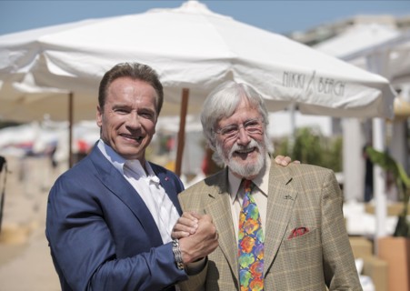 Arnold Schwarzenegger et Jean-Michel Cousteau, Festival de Cannes 2017