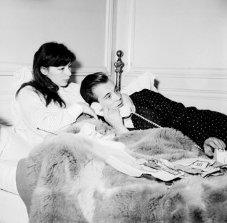 Juliette Gréco et son mari Philippe Lemaire