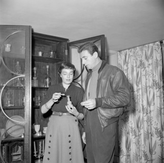 Simone Signoret et Yves Montand