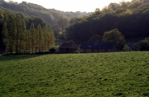 View from the D5 road towards La Poucheterie