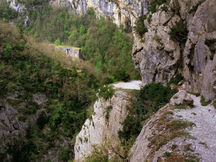 View from La Mâture path towards Le Portalet
