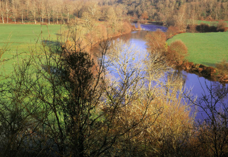 Vue de la côte Garnaud sur la Gartempe