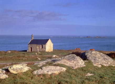 View from Penn al Lann towards the Northwest: Chapel of Saint-Samson