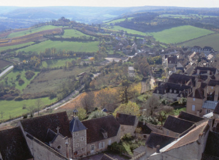 Vue de la tour Saint-Michel en direction du sud-ouest