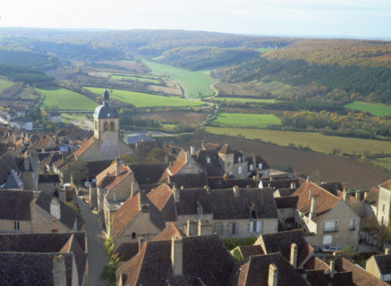 Vue de la tour Saint-Michel en direction de l'ouest