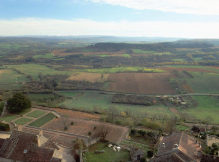 Vue de la tour Saint-Michel en direction du sud-est