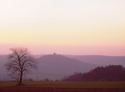 Vue des environs de Fontette en direction de l'ouest, Vézelay