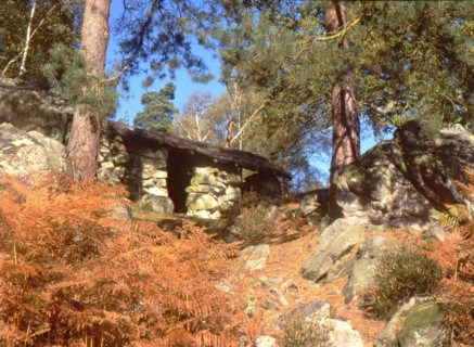 Forêt d'Ermenonville, the Desert, Jean-Jacques Rousseau's cabin