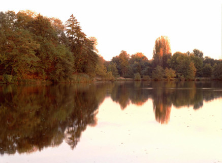 Former Abbey de Chaalis, the ponds