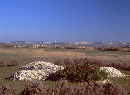 View from Croix des Galets (monument to the Deported Priests) towards Fouras