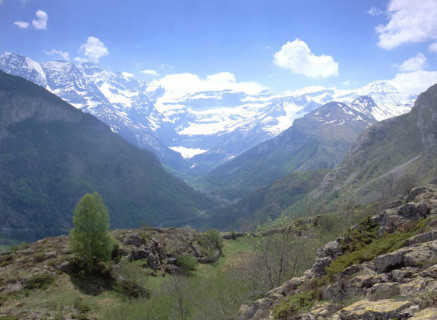 Vue du plateau de Saugué en direction du cirque de Gavarnie