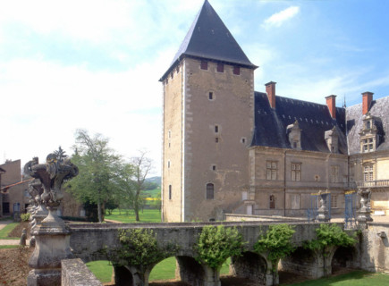 View from the north façade of the château towards the Fond de Chanot