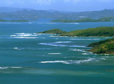 Vue du phare de la Caravelle vers pointe Ferret et pointe de la Batterie
