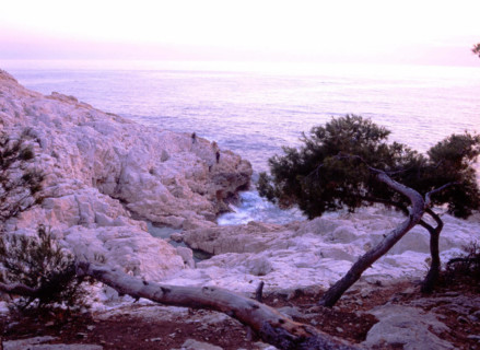 Rocky inlet of Port d'Alon