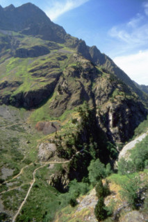 Gorges de Clarabide vues du téléphérique privé